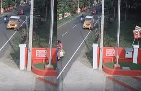 ഇത് കൊലപാതകമോ?; വഴിയാത്രക്കാരിയെ ഇടിച്ചു തെറിപ്പിച്ച് പിക് അപ് വാന്: സംശയമുയര്ത്തി സോഷ്യല് മീഡിയ (വീഡിയോ)