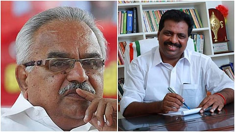 കാനം രാജേന്ദ്രന് കളിപ്പാവ; സിപിഐ പിണറായിയുടെ വാലാട്ടി; രക്ഷപ്പെടണമെങ്കില് ഇടതുമുന്നണി വിടാന് കോണ്ഗ്രസ് നേതാവിന്റെ ആഹ്വാനം