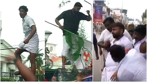 തിരുവനന്തപുരത്ത് തെരുവ് യുദ്ധം; യൂത്ത് കോണ്ഗ്രസ് മാര്ച്ചില് പൊലീസിന് നേരെ കുപ്പിയേറ്; ലാത്തിച്ചാര്ജില് നിരവധി പേര്ക്ക് പരുക്ക്