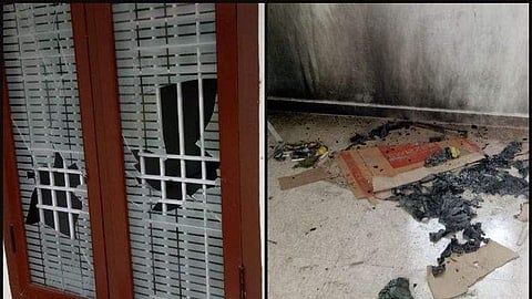 ഉദ്ഘാടനം ചെയ്യാനിരുന്ന കോണ്ഗ്രസ് ഓഫീസ് എസ്ഡിപിഐക്കാര് തകര്ത്തു; പേരാമ്പ്രയില് ഹര്ത്താല്