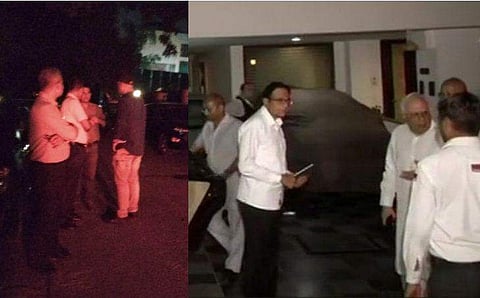 മതിൽ ചാടിക്കടന്ന് സിബിഐ; ചിദംബരത്തിന്റെ വസതിയിൽ നാടകീയ രംഗങ്ങൾ (വിഡിയോ)