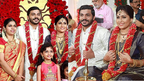 ഇരട്ട സഹോദരന്റെ വിവാഹചടങ്ങില് താരമായി അഞ്ജലി നായര്; വീഡിയോ