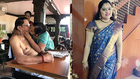 ജഗതിക്ക് ശോഭയുടെ സ്നേഹ ചുംബനം; 39-ാം വിവാഹ വാര്ഷികം; അറിയാതെ ചിത്രം പകര്ത്തി മകള്, ആശംസ പ്രവാഹം