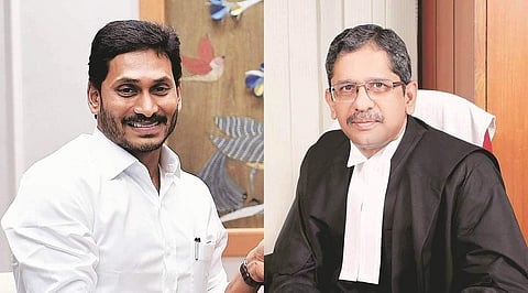 ജസ്റ്റിസ് രമണയ്ക്കെതിരെ നടപടി വേണം, ഗുരുതര ആരോപണങ്ങളുമായി ആന്ധ്രാപ്രദേശ് മുഖ്യമന്ത്രി; സുപ്രീംകോടതി ചീഫ് ജസ്റ്റിസിന് കത്തയച്ചു