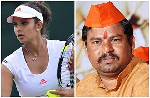 പശുക്കുട്ടിയെ വെടിവെച്ചു കൊന്നത് സാനിയ മിര്സ നോക്കിനില്ക്കെ; പങ്ക് അന്വേഷിക്കണം; വിവാദ പരാമര്ശവുമായി ബിജെപി എംഎല്എ