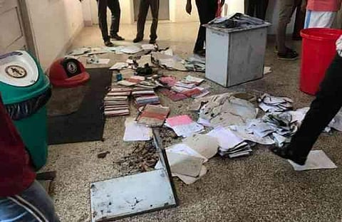 തീപിടിത്തം നടന്നിടത്ത് രണ്ട് മദ്യക്കുപ്പികള് കണ്ടെത്തി;ഫാന് ഉരുകിയതിന്റെ കാരണം വ്യക്തമല്ല ; ഷോര്ട്ട് സര്ക്യൂട്ടിന് തെളിവില്ലെന്ന് അന്തിമ റിപ്പോര്ട്ട്