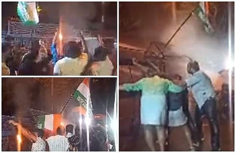 യൂത്ത് കോണ്ഗ്രസിന്റെ രാജ്ഭവന് മാര്ച്ചില് നിന്ന്