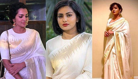 ഉറ്റ സുഹൃത്തിന്റെ വിവാഹമടക്കം മൂന്ന് പരിപാടികള്; ഒരേ വേഷത്തില് വ്യത്യസ്ത സ്റ്റൈലില് പാര്വതി തിളങ്ങിയത് ഇങ്ങനെ