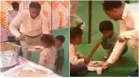 വിളിക്കാതെ വന്ന കുട്ടികളെ വിരുന്നൂട്ടി ഒരു മനുഷ്യന്; കണ്ണ് നിറയ്ക്കും ഈ വീഡിയോ