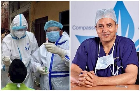 കോവിഡ് പോരാട്ടത്തിന് 50,000 ഡോക്ടര്മാരേയും 2ലക്ഷം നഴ്സുമാരേയും കൂടി വേണ്ടിവരും
