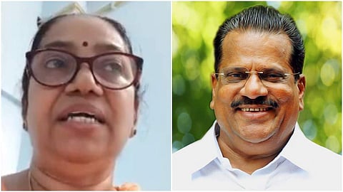 മാപ്പുപറയണം, അല്ലെങ്കിൽ 50 ലക്ഷം നഷ്ടപരിഹാരം ആവശ്യപ്പെട്ട് നിയമനടപടി ; ഇ പി ജയരാജന്റെ ഭാര്യയുടെ വക്കീൽ നോട്ടീസ്