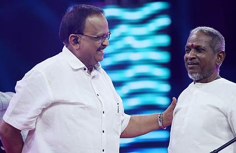 എസ്പിബിയും ഇളയ രാജയും (ഫയല്)