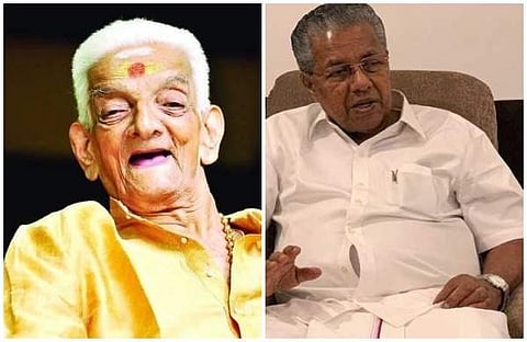 ഉണ്ണികൃഷ്ണന് നമ്പൂതിരി, പിണറായി വിജയന്