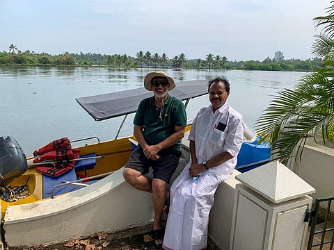 വേണുരാജാമണിക്കൊപ്പം പി ടി തോമസ്