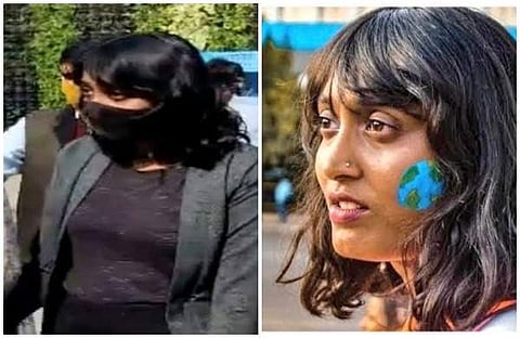 ടൂള് കിറ്റ് കേസില് അറസ്റ്റിലായ ദിഷ രവി/ട്വിറ്റര്
