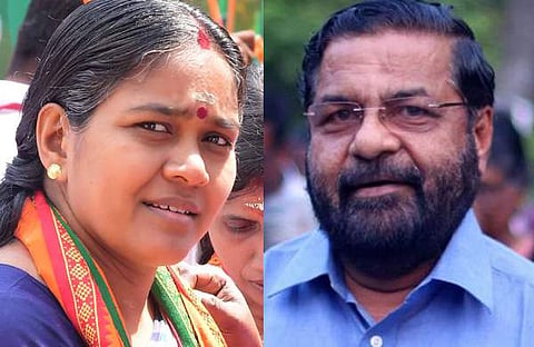 ശോഭ സുരേന്ദ്രന്,കടകംപള്ളി സുരേന്ദ്രന്