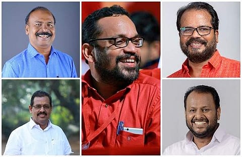 സ്ഥാനാര്ത്ഥികളായ സി സി മുകുന്ദന്, കെ രാജന്,പി ബാലചന്ദ്രന്,സുനില് അന്തിക്കാട്,ജോസ് വള്ളൂര്