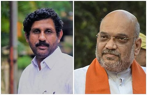 എന് ഹരിദാസ്, അമിത് ഷാ