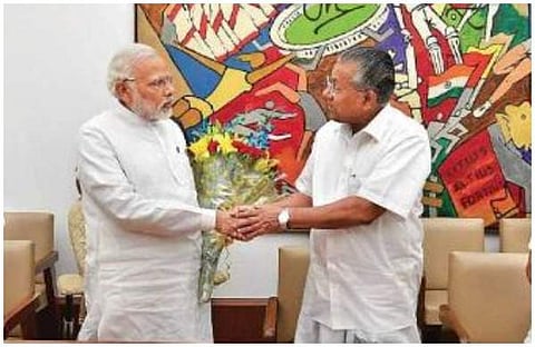 പ്രധാനമന്ത്രി നരേന്ദ്ര മോദിക്കൊപ്പം മുഖ്യമന്ത്രി പിണറായി വിജയന്/ഫയല് ചിത്രം