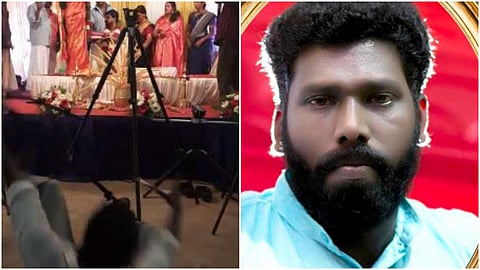 വിവാഹം ഷൂട്ട് ചെയ്യുന്നതിനിടെ ഫോട്ടോഗ്രാഫര് കുഴഞ്ഞുവീഴുന്നു / വീഡിയോ ദൃശ്യം