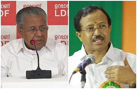 പിണറായി വിജയന്, വി മുരളീധരന്