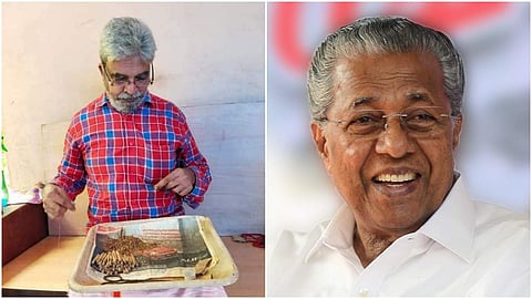 ദിനേശ് ബീഡി തൊഴിലാളി ജനാര്ദ്ദനന് - പിണറായി വിജയന്