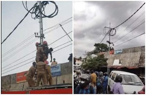 ന്യു ഇന്ത്യന് എക്സ്പ്രസ് ഫോട്ടോഗ്രാഫര് സനേഷ് പകര്ത്തിയ ദൃശ്യങ്ങളില് നിന്ന്