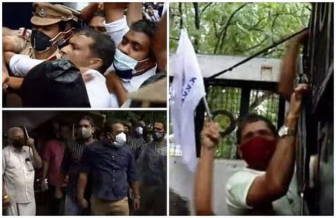 സമരത്തിന്റെ ടെലിവിഷന് ദൃശ്യം