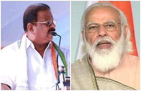 കെ സൂധാകരന്,നരേന്ദ്ര മോദി