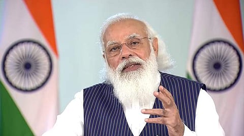പ്രധാനമന്ത്രി നരേന്ദ്ര മോദിയുടെ വീഡിയോ കോണ്ഫറന്സില് നിന്ന്