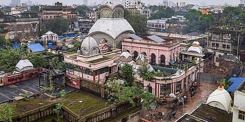കൊല്ക്കത്തയിലെ കാളിഘട്ട് കാളി ക്ഷേത്രം - പിടിഐ