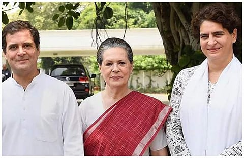 രാഹുല്, സോണിയ,പ്രിയങ്ക/പിടിഐ