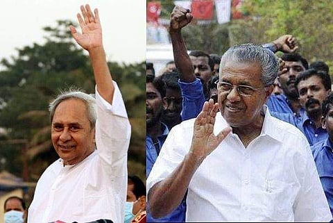 നവീന് പട്നായിക്, പിണറായി വിജയന്/ ഫയല് ചിത്രം