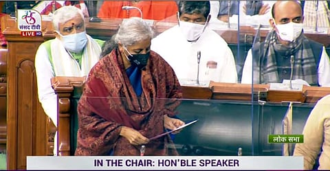 നിര്മ്മല സീതാരാമന് സഭയില്