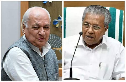 ഗവര്ണര് ആരിഫ് മുഹമ്മദ് ഖാന്, മുഖ്യമന്ത്രി പിണറായി വിജയന്