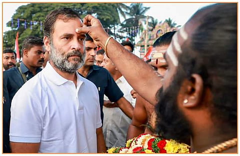 രാഹുല് ഗാന്ധി ഭാരത് ജോഡോ യാത്രയില്/ പിടിഐ