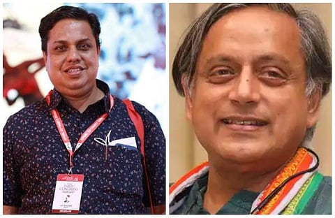 എഎന് ഷംസീര്, ശശി തരൂര്