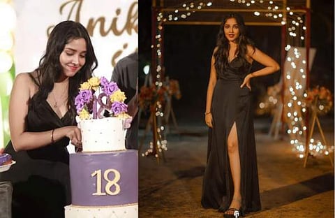 അനിഖയുടെ പിറന്നാൾ ആഘോഷം/ ഇൻസ്റ്റഗ്രാം