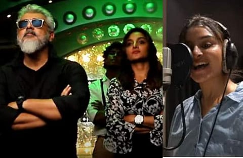 അജിത്തും മഞ്ജു വാര്യരും ഗാനരംഗത്തിൽ