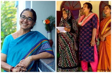 കോഴിക്കോട് മേയര് ബീനാ ഫിലിപ്പ്, മേയറുടെ വസതിയില് പ്രതിഷേധം നടത്തുന്ന കൗണ്സിലര്മാര്