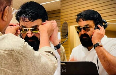 മോഹൻലാലിന് ഭദ്രൻ റെയ്ബാൻ ഗ്ലാസ് സമ്മാനിക്കുന്നു/ ചിത്രം; ഇൻസ്റ്റഗ്രാം