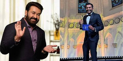 മോഹന്ലാല്, ഏഷ്യന് അക്കാദമി അവാര്ഡുമായി ബേസില്/ ഫെയ്സ്ബുക്ക്
