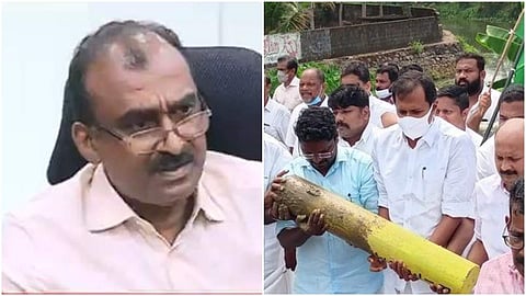 കെ റെയില് എംഡി, പദ്ധതിക്കെതിരായ സമരം/ ടിവി ദൃശ്യം