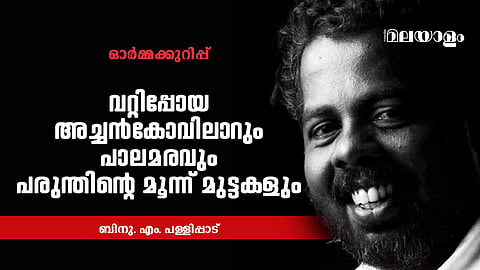 പുഴയനുഭവം; ബിനു എം പള്ളിപ്പാട് ഓര്ത്തെടുത്ത നാട്ടുചിത്രങ്ങള്