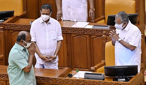 ധനമന്ത്രി ബാലഗോപാലും മുഖ്യമന്ത്രിയും നിയമസഭയില്/ ഫയല്