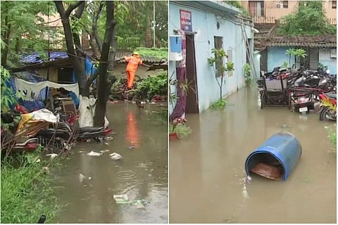 ഉത്തരേന്ത്യയിൽ കനത്ത മഴ, ഡല്ഹിയില് വിമാനങ്ങള് വഴിതിരിച്ചു വിട്ടു; ബിഹാറില് നിരവധി ഗ്രാമങ്ങള് വെള്ളത്തില് ( വീഡിയോ)