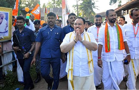 ബിജെപി കോട്ടയം ജില്ലാ ഓഫിസ് ഉദ്ഘാടനം ചെയ്യാന് ദേശീയ അധ്യക്ഷന് ജെപി നഡ്ഢ എത്തുന്നു/എക്സ്പ്രസ്