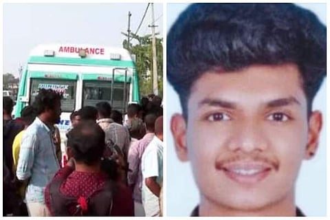 പൊലീസ് സ്റ്റേഷന് മുന്നിലെ നാട്ടുകാരുടെ പ്രതിഷേധം, അശ്വന്ത് വിജയന്