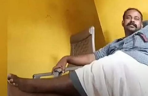 വീഡിയോ ദൃശ്യത്തില് എംവി വൈശാഖന്