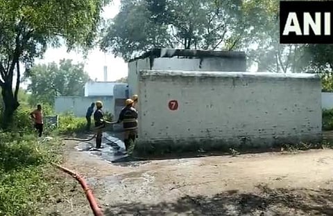 സ്ഫോടനം നടന്ന പടക്കശാല/ എഎൻഐ